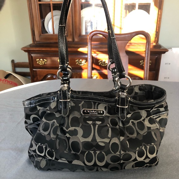 Coach Handbags - Black Coach Satchel
